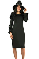 Lily And Taylor Dress 4904-Black