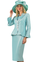 Lily And Taylor Suit 4417-Mint - Church Suits For Less