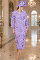 Lily And Taylor Suit 5145-Lilac