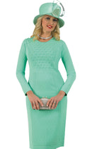 Lily And Taylor Dress 847-Mint - Church Suits For Less