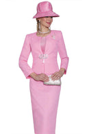 Lily And Taylor Skirt Suit 5131-Pink