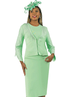Lily And Taylor Suit 830-Mint