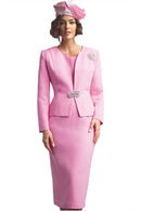 Lily And Taylor Suit 3052C-Pink