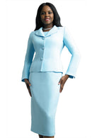 Lily And Taylor Suit 4063-Ice Blue