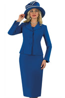 Lily And Taylor Suit 4063C-Royal Blue