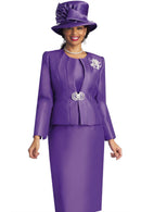 Lily And Taylor Suit 4514-Purple