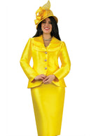 Lily And Taylor Suit 4925-Yellow