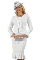 Lily And Taylor Suit 824-White