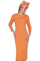 Lily And Taylor Suit 855-Orange