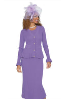 Lily And Taylor Suit 864-Lavender
