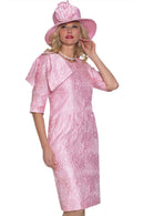 Lily And Taylor Dress 4859-Pink/Multi