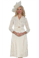 Lily And Taylor Church Dress 5091-Ivory