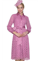 Lily And Taylor Dress 5106-Mauve