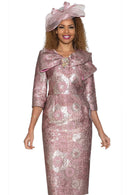 Lily And Taylor Dress 5184-Mauve