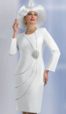 Lily And Taylor Suit 4600c White