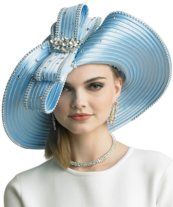 Lily and Taylor Hat H390-Blue