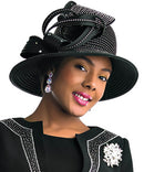 Lily and Taylor Hat H388-Black