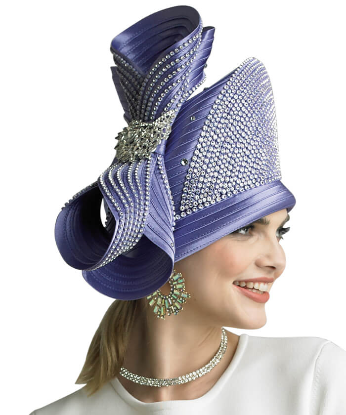 Lily and Taylor Hat H389-Lavender