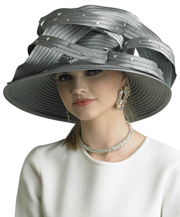 Lily and Taylor Hat H114-Pewter