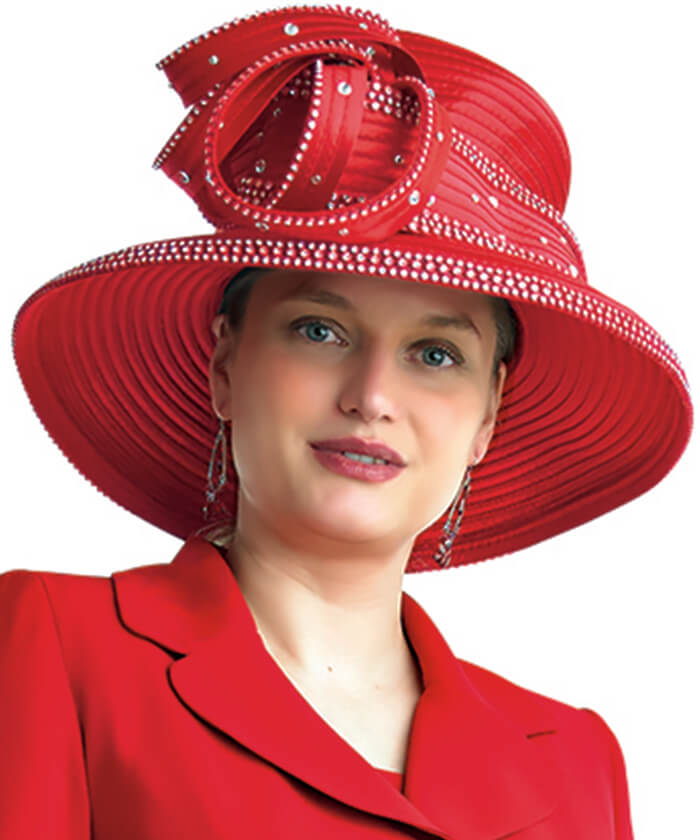 Lily and Taylor Hat H116-Red