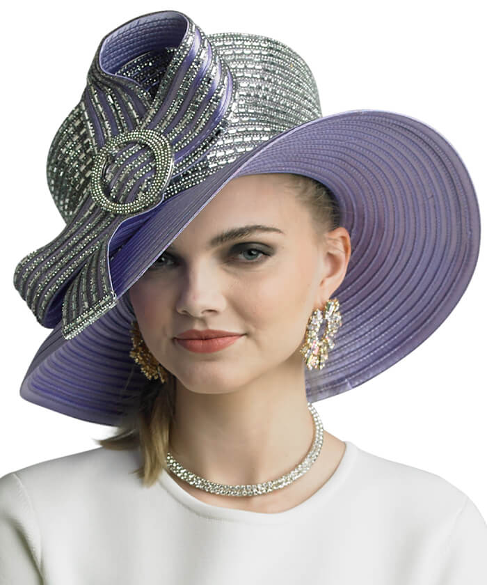 Lily and Taylor Hat H119-Lavender