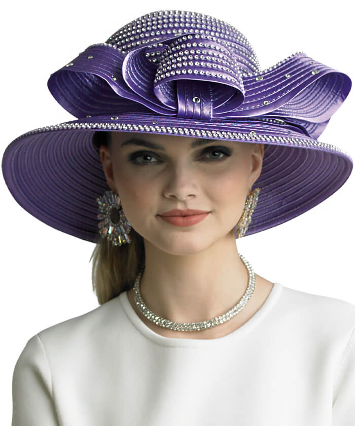 Lily and Taylor Hat H179-Lilac