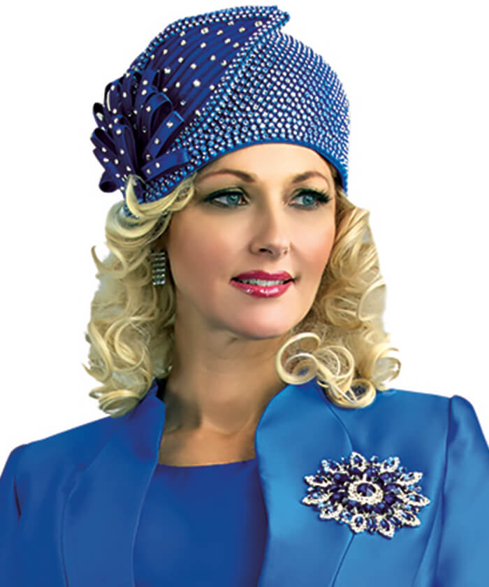 Lily and Taylor Hat H300-Royal