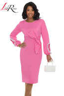 Lisa Rene Church Dress 3378-Pink