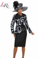 Lisa Rene Skirt Suit By Donna Vinci 3400