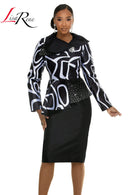 Lisa Rene Skirt Suit By Donna Vinci 3400