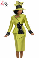 Lisa Rene Skirt Suit By Donna Vinci 3404
