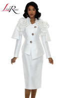 Lisa Rene Skirt Suit By Donna Vinci 3405