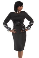 Lisa Rene Church Dress 3378-Black