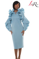 Lisa Rene Church Dress 3387-Sky Blue