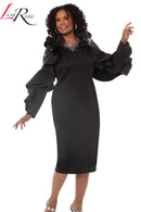 Lisa Rene Church Dress 3387-Black