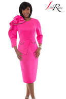 Lisa Rene Church Dress 3372-Fuchsia