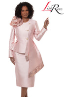 Lisa Rene Church Suit By Donna Vinci 66972-Blush