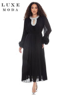 Luxe Moda By Donna Vinci 558-Black