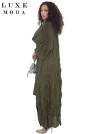 Luxe Moda By Donna Vinci 566-Olive