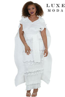 Luxe Moda By Donna Vinci 517-White