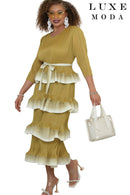 Luxe Moda By Donna Vinci 518-Olive