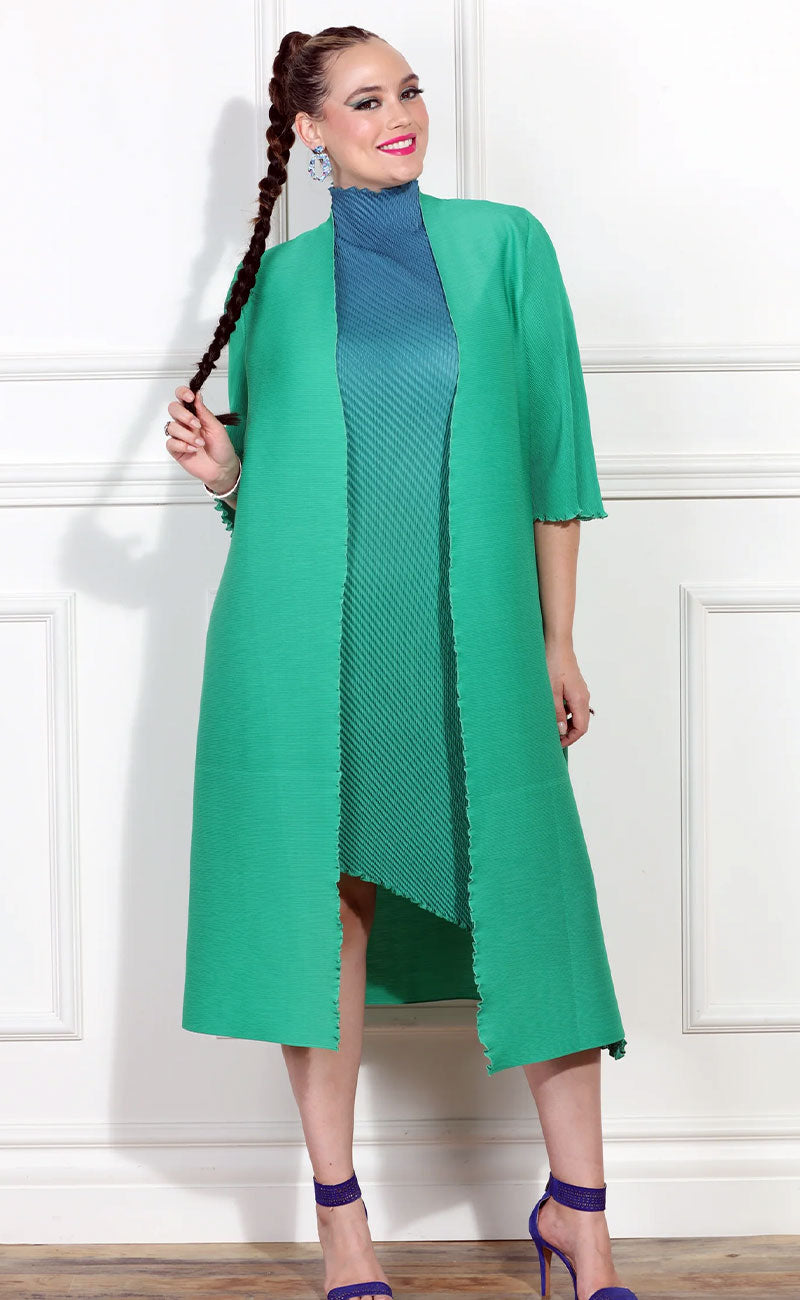 Luxe Moda Dress LM419-Green