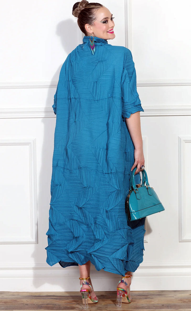 Luxe Moda Dress LM426-Turquoise