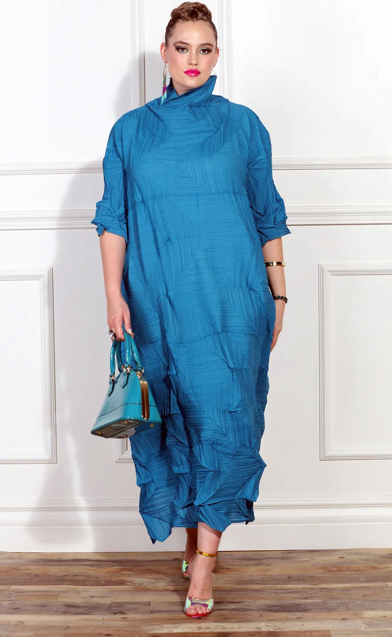 Luxe Moda Dress LM426-Turquoise