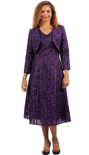 Purple Church Dress 9089