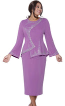 Stellar Looks Church Suit 600202C-Lilac - Church Suits For Less