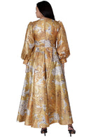 Tally Taylor Church Dress 4848-Yellow/Multi