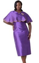 Tally Taylor Church Dress 4866-Purple