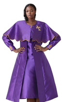 Tally Taylor Church Dress 4866-Purple