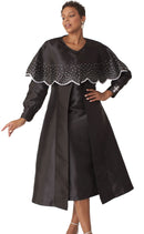 Tally Taylor Church Dress 4866-Black